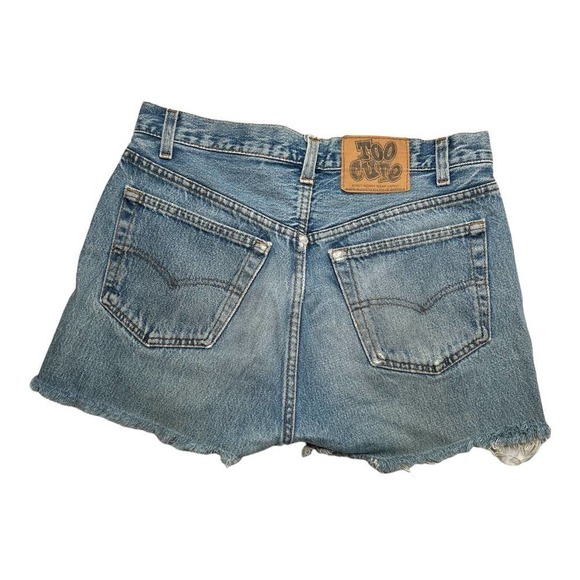 𝅺VERY RARE Too Cute x Guetta Brothers Vintage Droopy Dog Levi’s Shorts - Picture 2 of 13